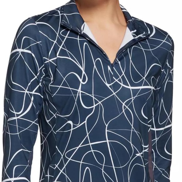 Slazenger Women's UV 1/4 Zip Long Sleeve Golf Shirt - Picture 6 of 7